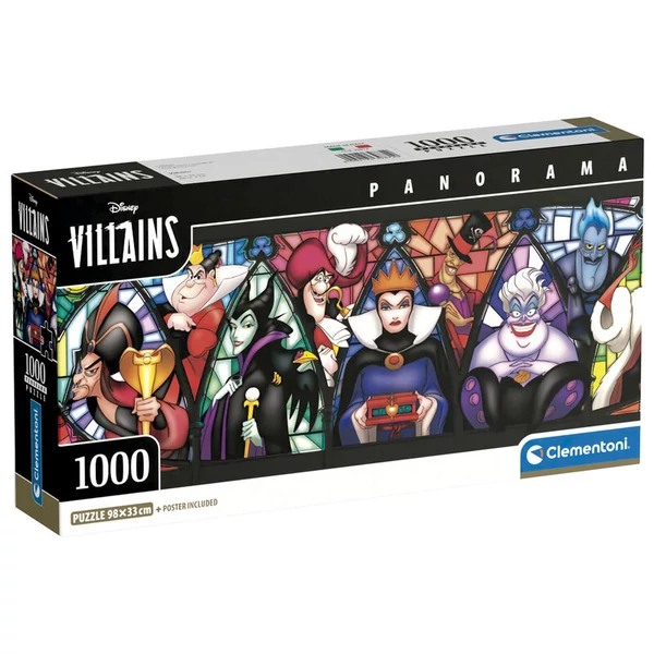Disney Gonoszok panoráma puzzle 1000 darabos