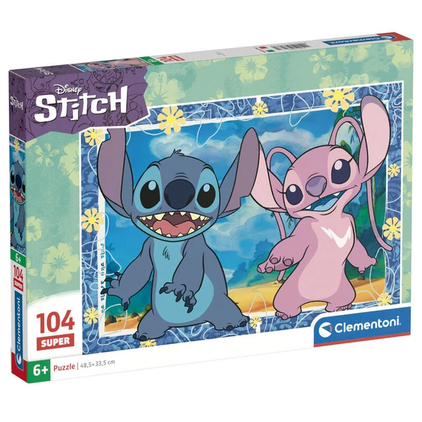 Disney Stitch puzzle 104 db-os