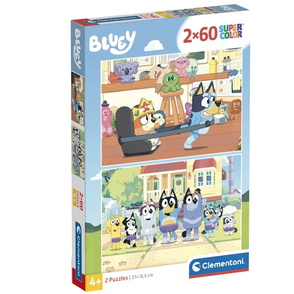 Bluey puzzle 2x60db