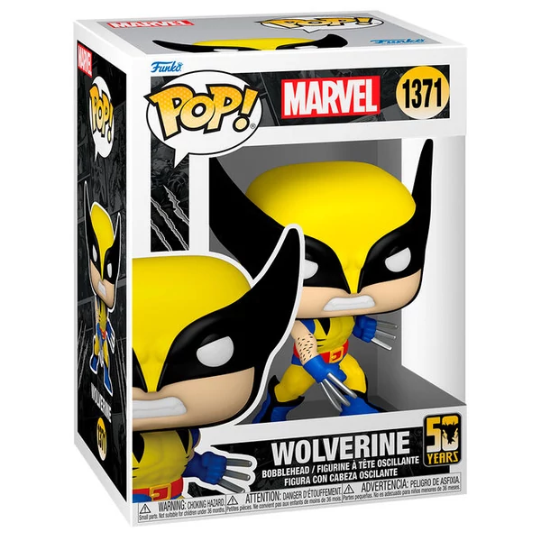 POP figura Marvel Rozsomák 50. évforduló - Wolverine Classic Suit