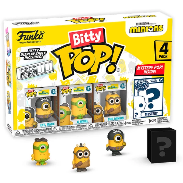 Bitty POP Minions 4-es figura csomag