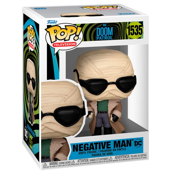 POP figura DC Comics Doom Patrol Negative Man