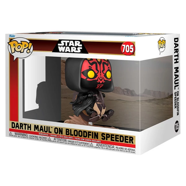 POP figura Rides Deluxe Star Wars Darth Maul a Bloodfin Speedere