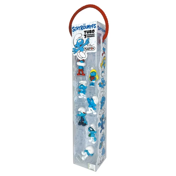Hupikék törpikék 7 darabos figurakészlet - 5 cm