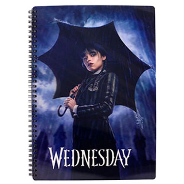 Wednesday Rain A4-es jegyzetfüzet