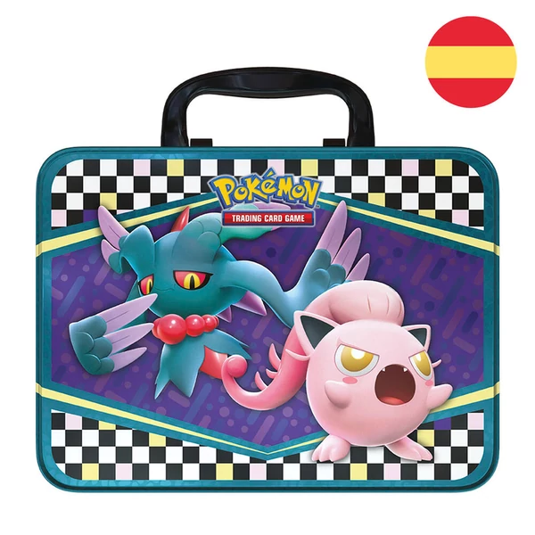 Spanyol Pokemon Collector Chest gyűjtői kártyajáték doboz