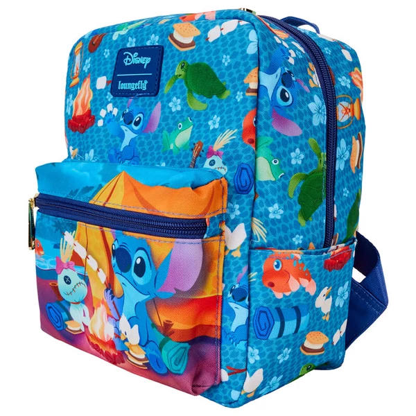 Loungefly Disney Stitch Camping Cuties 24cm hátizsák