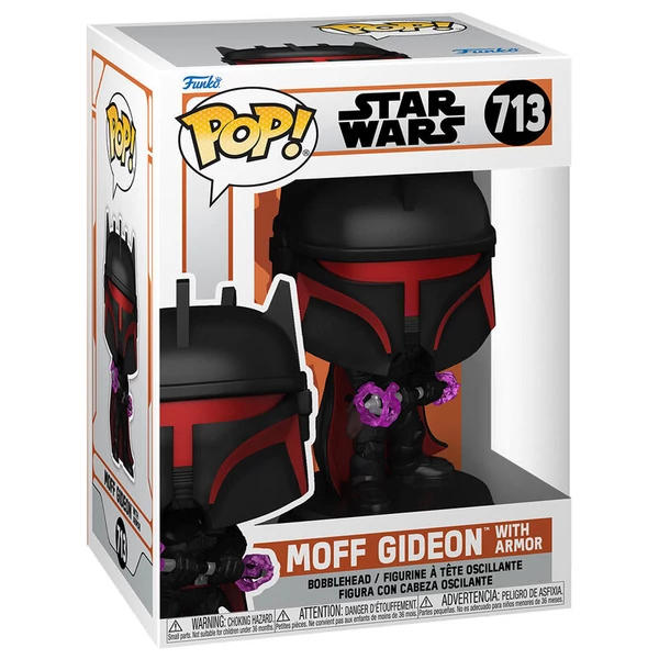 POP figura Star Wars The Mandalorian Moff Gideon páncélban