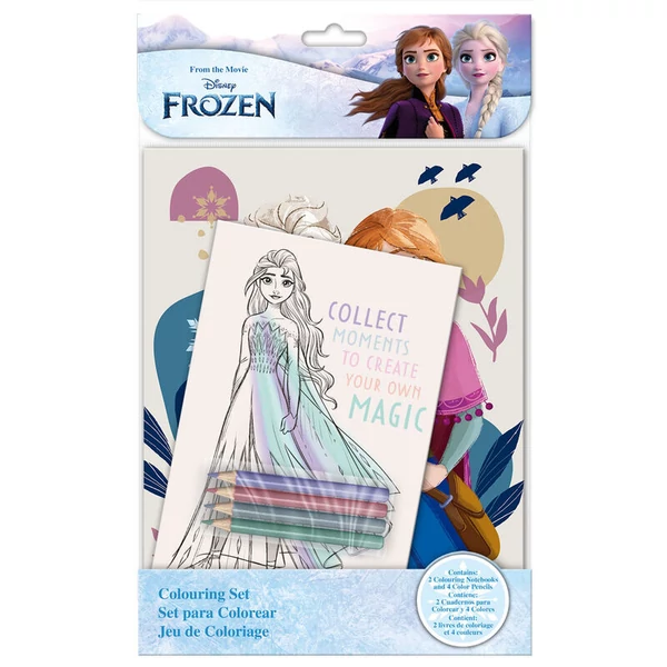 Disney Jégvarázs színező készlet + vázlatfüzet