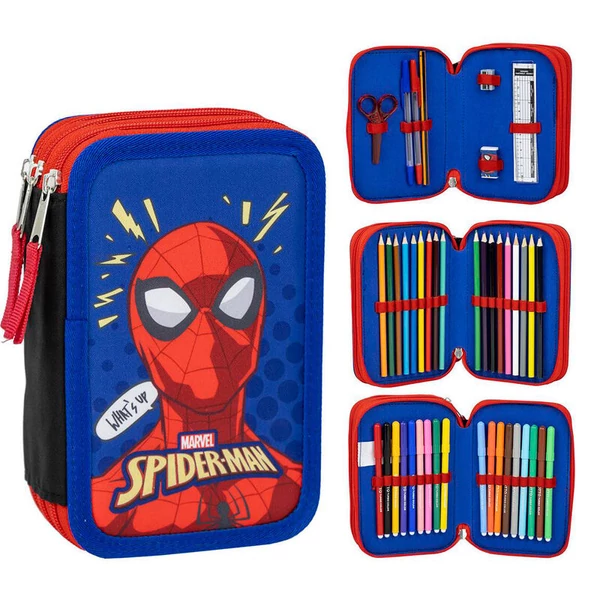Marvel Pókember háromrekeszes tolltartó