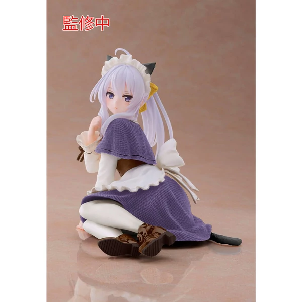 Wandering Witch The Journey of Elaina - Elaina Cat Maid Renewal kiadás Desktop Cute figura 13cm