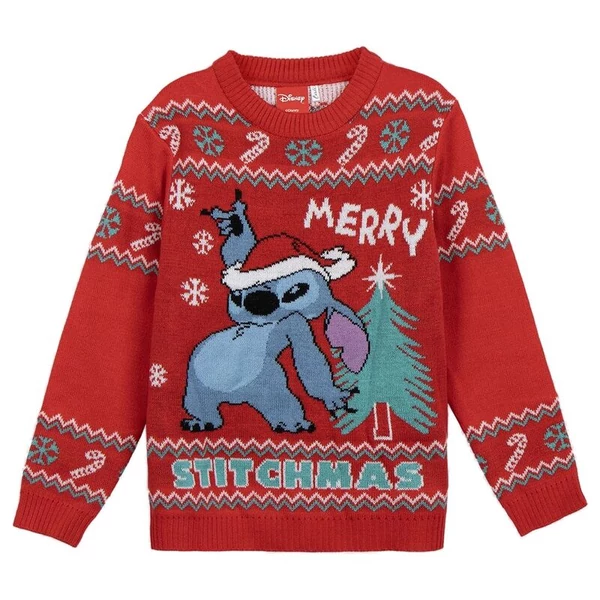 Disney Stitch karácsonyi pulóver