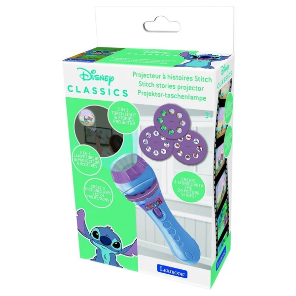 Disney Stitch projektoros zseblámpa