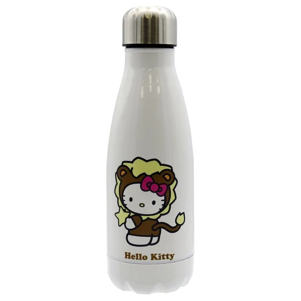 Hello Kitty Oroszlán csillagjegyű rozsdamentes acél kulacs, 550 ml