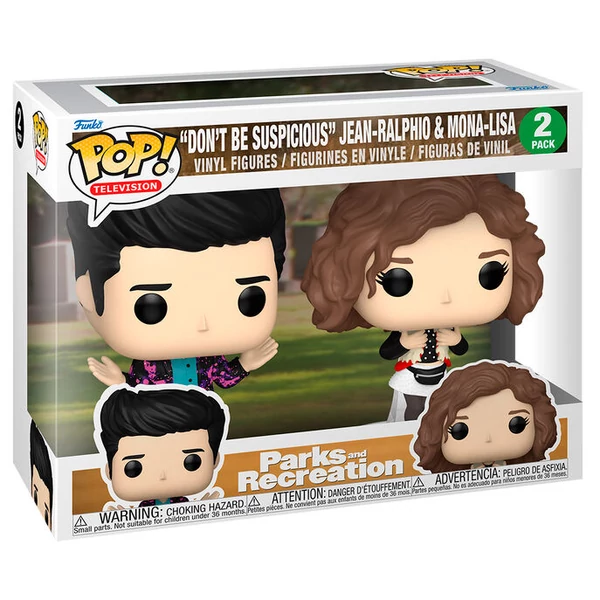 POP 2 darabos szett Városfejlesztési osztály - Jean-Ralphio & Mona-Lisa