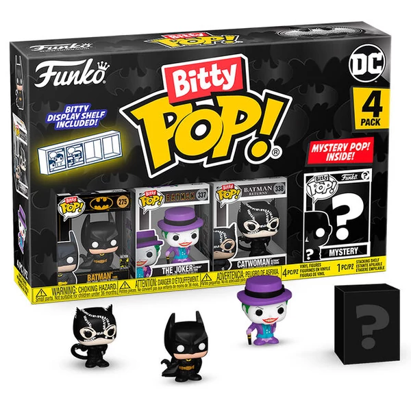 Bitty POP DC Comics Batman 85. évforduló - Batman 4-es figura szett