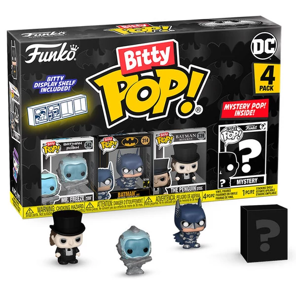 Bitty POP DC Comics Batman 85. évforduló - Mr. Freeze 4-es figura szett