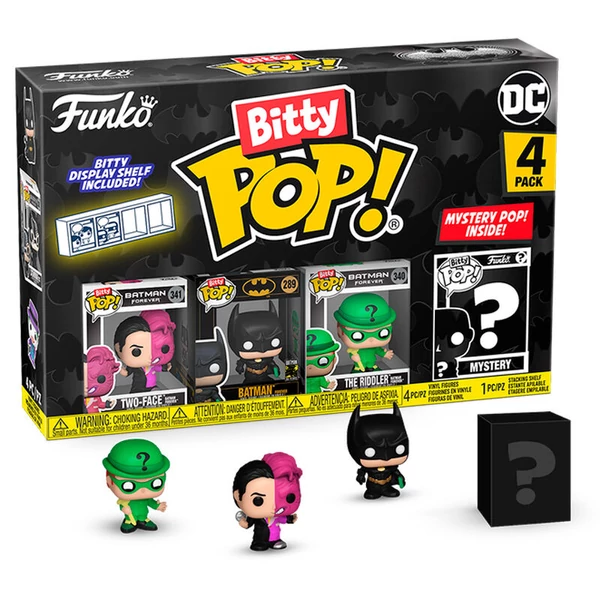 Bitty POP DC Comics Batman 85. évforduló - Kétarc 4-es figura szett