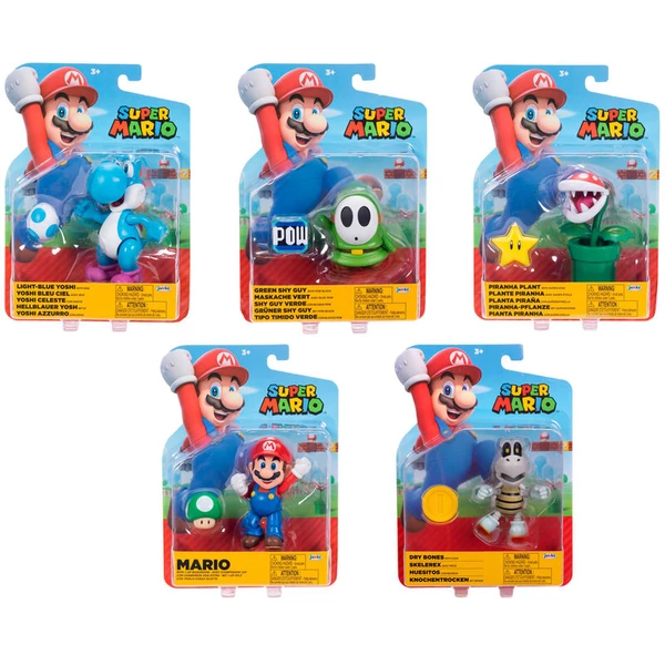 Super Mario Bros 40. hullám válogatott figura 10 cm
