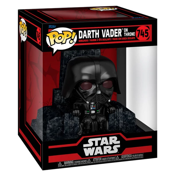 Deluxe Star Wars Darth Vader a trónon POP figura