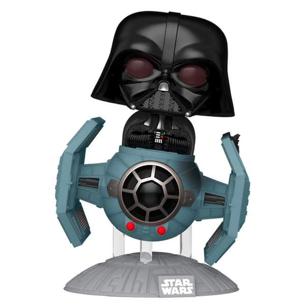 POP figura Rides Deluxe Star Wars Darth Vader Tie Advanced vadászgéppel