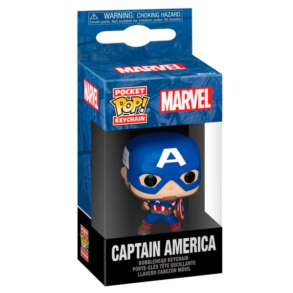 Pocket POP kulcstartó Marvel Amerika Kapitány Klasszikus