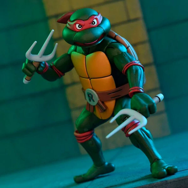 Tini Nindzsa Teknőcök Cartoon Ultimate Raphael VHS figura 18cm