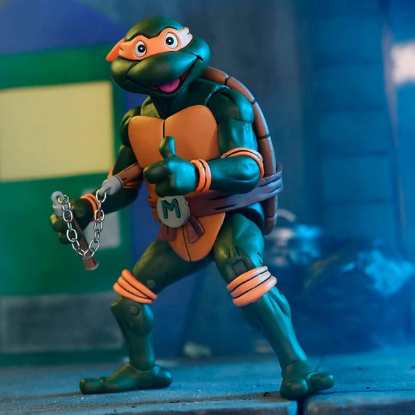 Tini Nindzsa Teknőcök Cartoon Ultimate Michelangelo VHS figura 18cm
