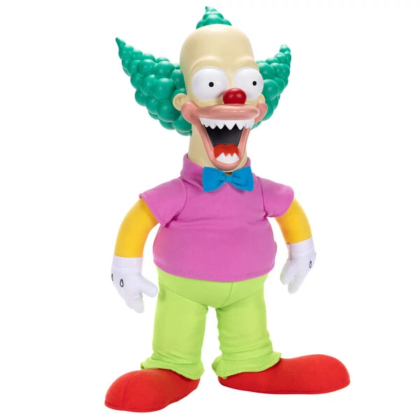 Angol nyelvű A Simpson család Krusty, a bohóc beszélő baba 44cm