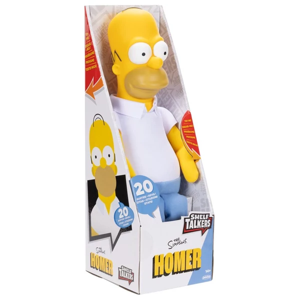 A Simpson család - Homer beszélő plüssfigura 33 cm (Angol nyelvű)