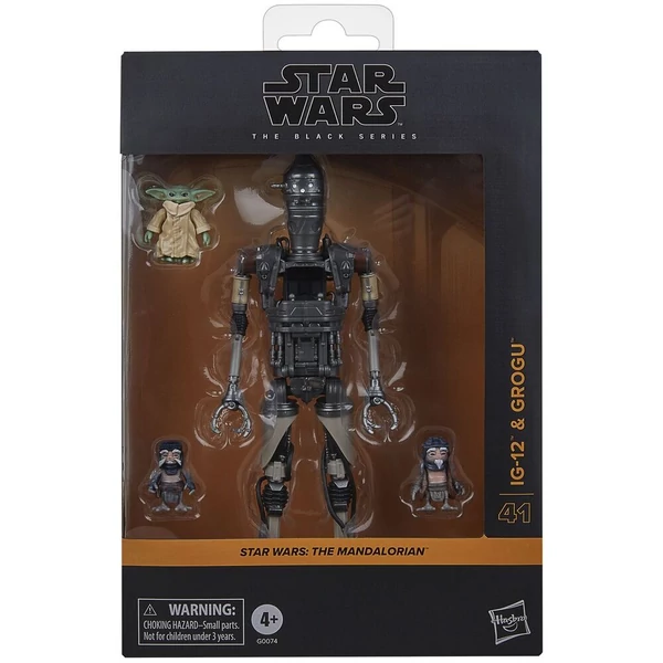 Star Wars The Mandalorian IG-12 & Grogu figura készlet 15 cm