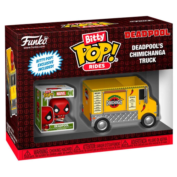 Bitty POP Ride Marvel Deadpool - Deadpool Chimichanga teherautója