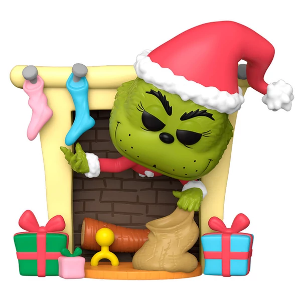 POP Deluxe figura A Grinch zsákkal