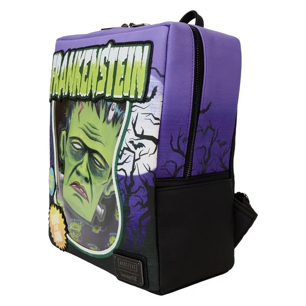 Loungefly Universal Monsters Frankenstein Neon Maszk hátizsák 28cm