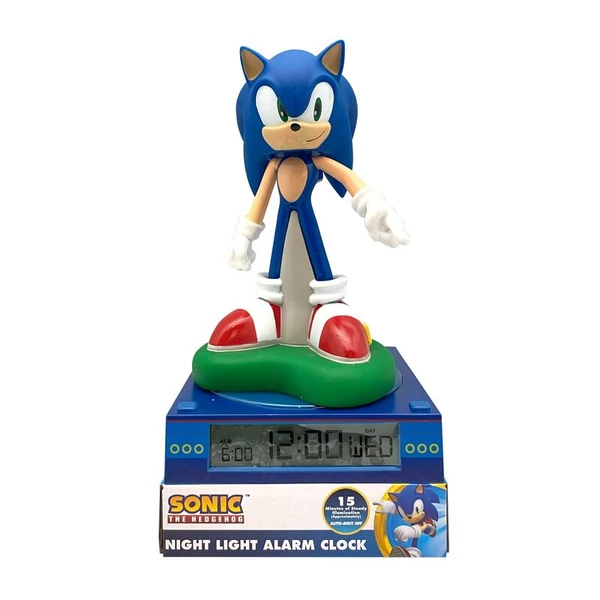 Sonic the Hedgehog 3D lámpa ébresztőórával