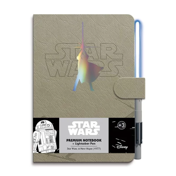 Star Wars Luke Skywalker A5 prémium jegyzetfüzet + fénykard toll