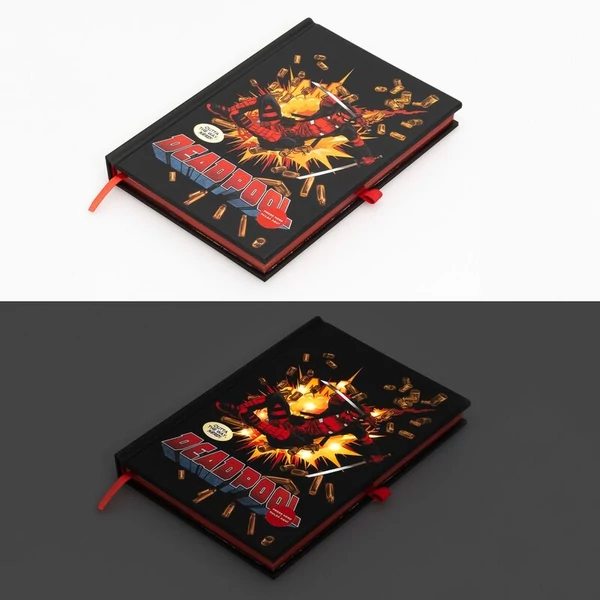 Marvel Deadpool A5 prémium LED-es jegyzetfüzet