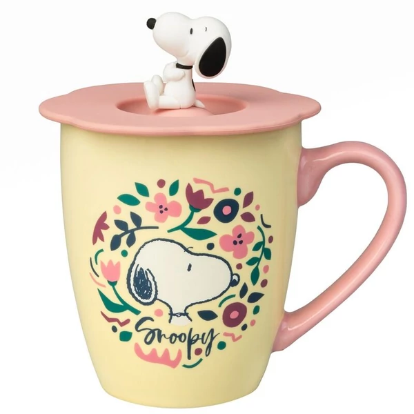 Snoopy prémium bögre fedővel