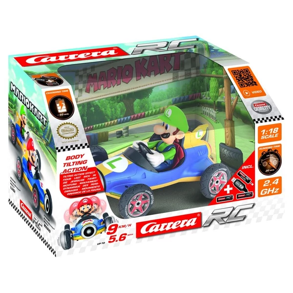 Mario Kart Luigi távirányítós autó