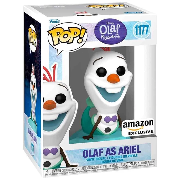 POP figura Disney Olaf bemutatja - Olaf mint Ariel Exkluzív