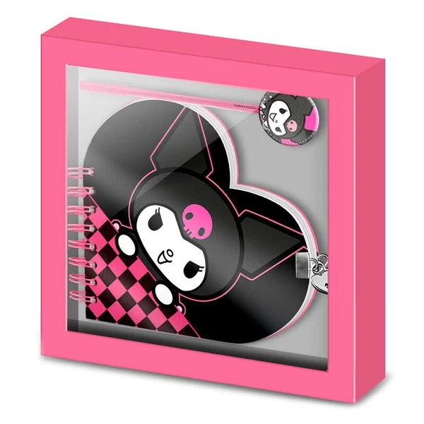 Hello Kitty Kuromi napló + toll készlet