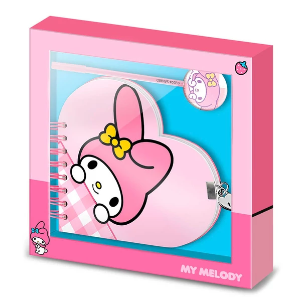 Hello Kitty My Melody napló + toll készlet