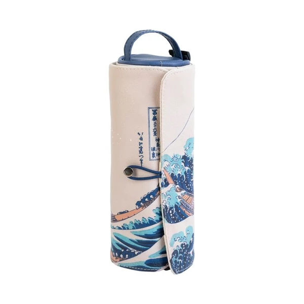 A nagy hullám Kanagavánál Hokusai összetekerhető tolltartó