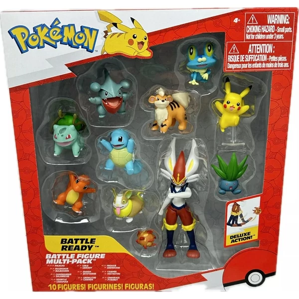 Pokémon Battle Ready 10 db-os figurakészlet