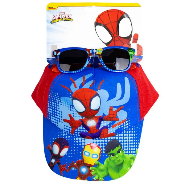 Marvel Spidey sapka + napszemüveg szett