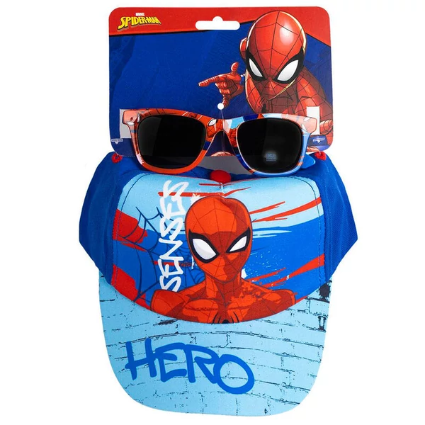 Marvel Pókember sapka + napszemüveg szett