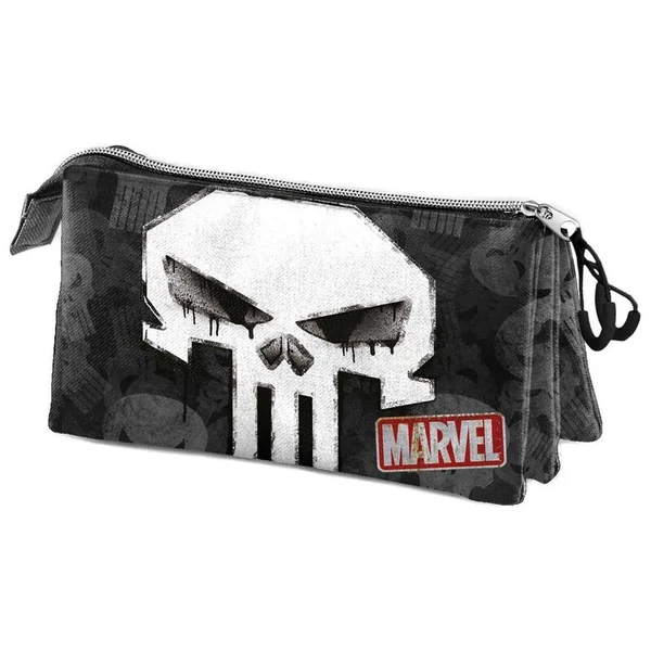 Marvel Megtorló halálfejes háromrekeszes tolltartó