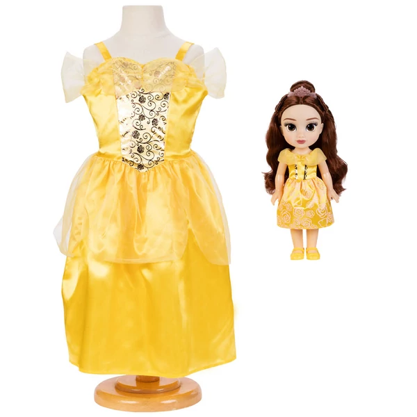 Disney Szépség és a Szörnyeteg Belle baba + jelmez 38 cm