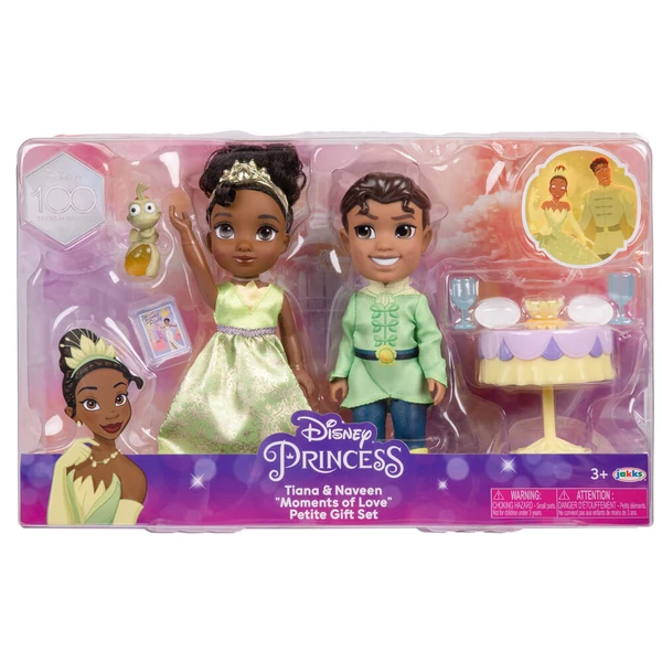 Disney A hercegnő és a béka Tiana + Naveen baba 15 cm