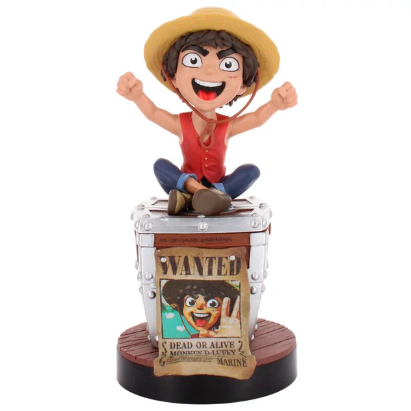 One Piece Luffy Wanted Poster kontroller tartó Cable Guy 20cm